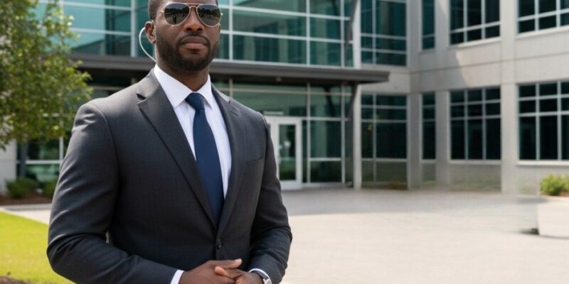 Executive protection agent in training during Icon Global Executive Protection Training